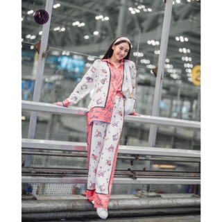 ราคาถูกที่สุด!! Boniga(โบนิก้า) Set3ชิ้น เสื้อเชิ้ต+กางเกงขายาว+ที่คาดผม