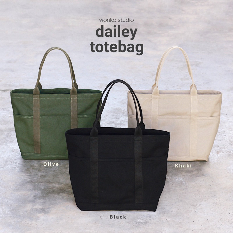 Dailey bag - กระเป๋าผ้าแคนวาส | wonko studios