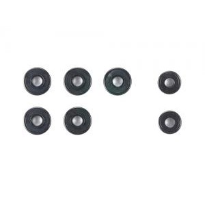 ตาไก่พลาสติก (สีดำ) &lt;Tamiya 15523 - Low Friction Plastic Bearing set&gt;