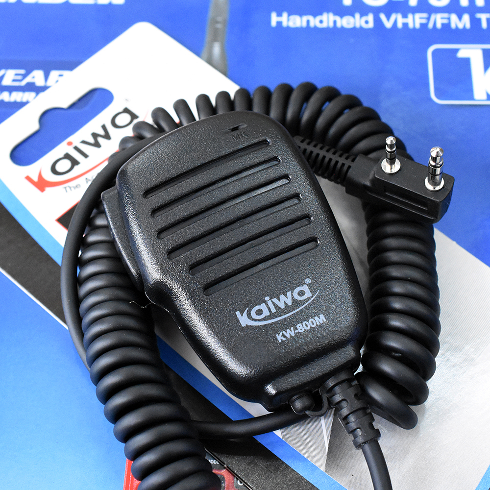 ไมค์วิทยุสื่อสาร Kaiwa KW-800M สำหรับวิทยุสื่อสารแบบมือถือทั่วไป