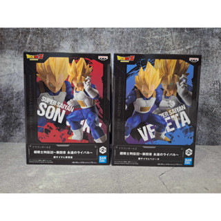 BANPRESTO DRAGON BALL Z Super Warrior Retsuden III Super Saiyan Son Goku Vegeta มือ 1 JP