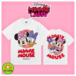 เสื้อDisney ลาย Minnie&amp;Daisy สีขาว ( MKX-072 )