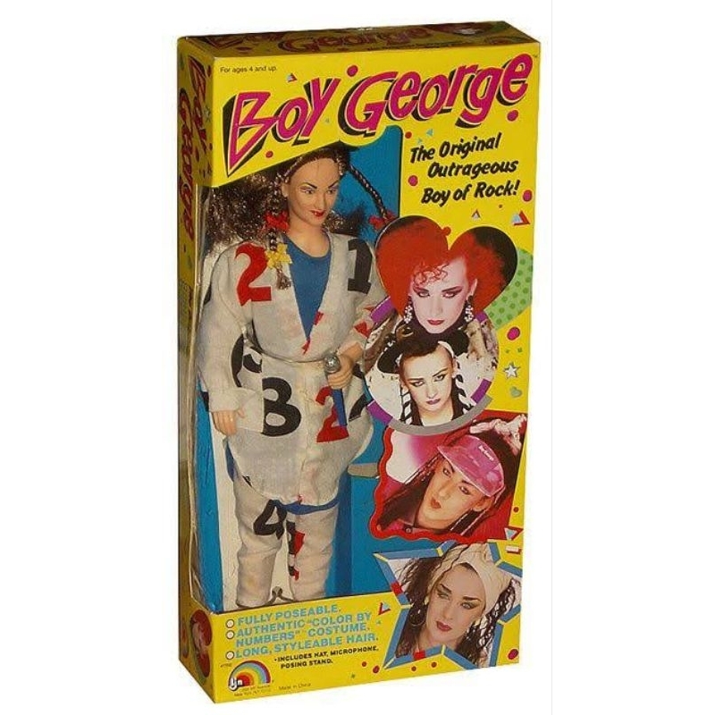 English Singer and Actor Boy George Culture Club Doll 1984 ขายตุ๊กตาดารานักร้องอังกฤษ 🌏 สินค้าใหม่ พ