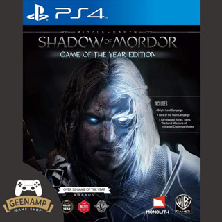 PS4 : [มือ1] Middle - Earth : Shadow of Mordor : Game of the Year (R1/US)(EN)