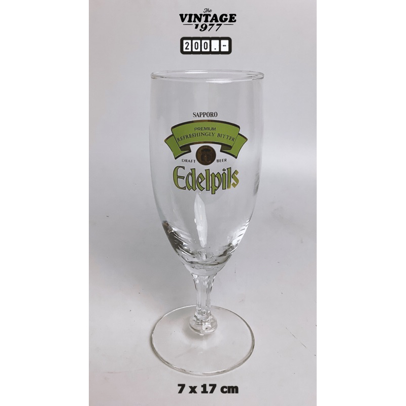 แก้ว Sapporo Draft Beer