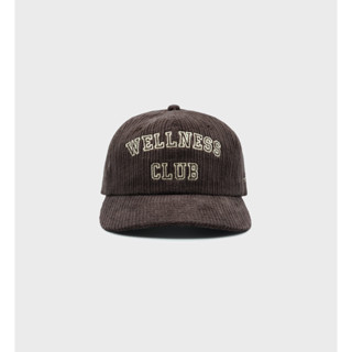 พร้อมส่ง Sporty &amp; Rich - Wellness Club Corduroy Hat (Chocolate)