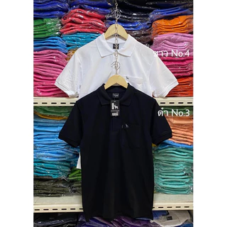 เสื้อโปโลสีขาว-สีดำ GEEKOตรากวาง ผู้ชาย,ผู้หญิง ของแท้100%