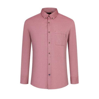 G2000 เสื้อเชิ้ตลำลองผู้ชายสีชมพู เสื้อเชิ้ต OXFORD SHIRT