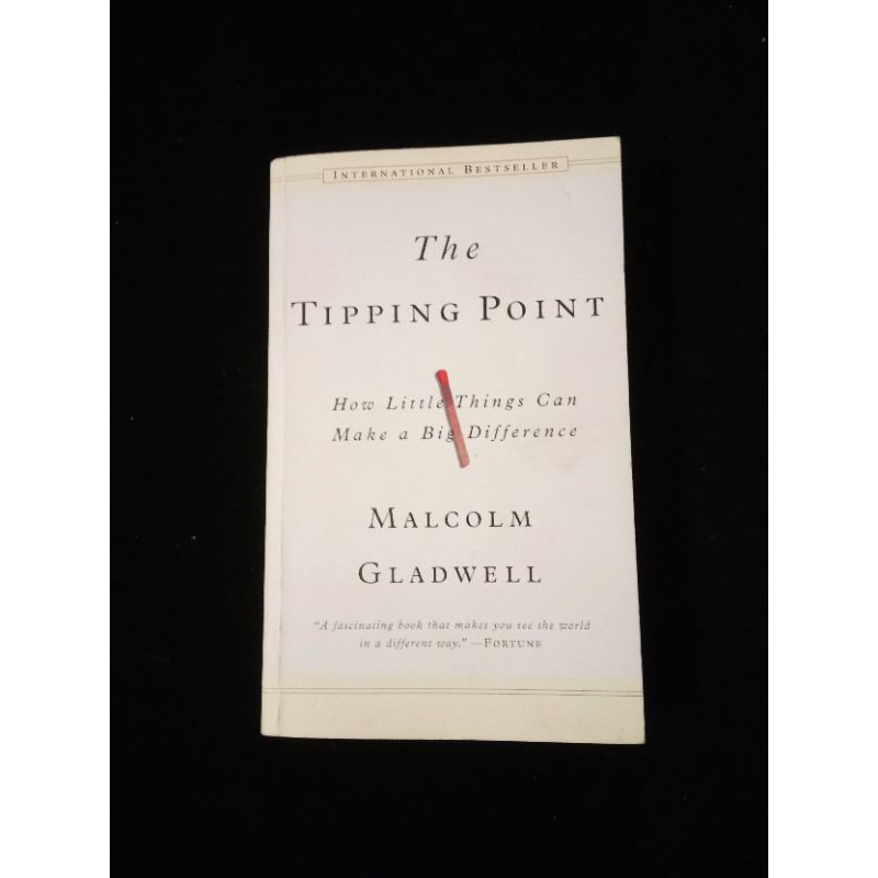 The TIPPING POINT MALCOLM GLADWELL ฉบับภาษาอังกฤษ (จิตวิทยา)