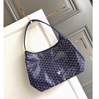 พรี​ ราคา6100 Goyard Boheme Hobo 8120 กระเป๋าสะพายไหล่กระเป๋าผ้า