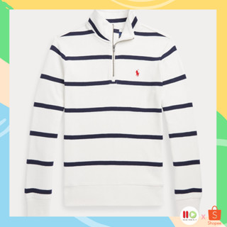 🍭ลด 130.-🍭โค้ด •PTP9SEP• Ralph Lauren Striped Cotton Interlock Pullover (NEW)