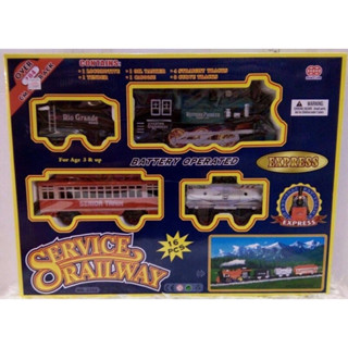 รถไฟคลาสลิควิ่งราง มีควัน มีไฟหน้า มีเสียง ความยาวราง  c