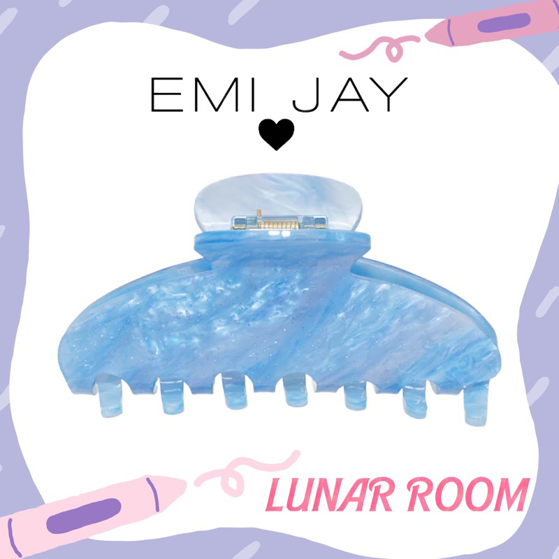 🍀พรีออเดอร์🍀 ♥️ส่งฟรีไม่ต้องใช้โค้ด♥️ EMI JAY BIG EFFING CLIP IN BLUE SUGAR