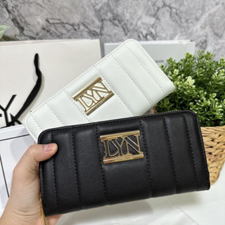 5 สี ใหม่ กระเป๋าสตางค์ใบยาวซิบรอบ  lyn lisha wallet พร้อมกล่องและถุงผ้า