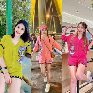 Setเป็ด+กางเกงมาพร้อม​กางเกงขายาว อก:34-40​"  Color​:ส้ม  ชมพู​น้ำตาล​ เหลือง เขียว​ ฟ้า​ โอรส ม่วง