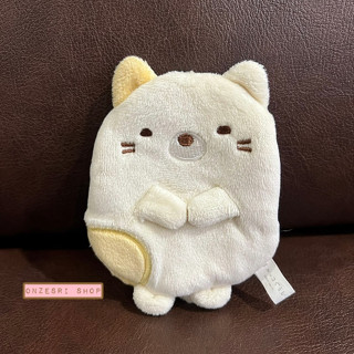 พวงกุญแจกระเป๋าใส่เหรียญ Sumikko Gurashi จากญี่ปุ่น แบบแมว Neko * มือสอง สภาพดี