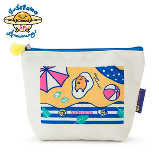 กระเป๋า Gudetama 5th Anniversary Summer Series Pouch * ของใหม่มีตำหนิหัวซิป