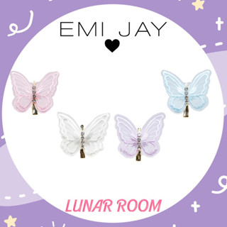 🍀พรีออเดอร์🍀 EMI JAY BUTTERFLY BARRETTE SET