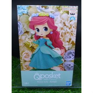 (ของแท้ สีB) แอเรียล เจ้าหญิง ดิสนีย์ Q Posket Disney Characters Flower Style - Ariel Ver.B