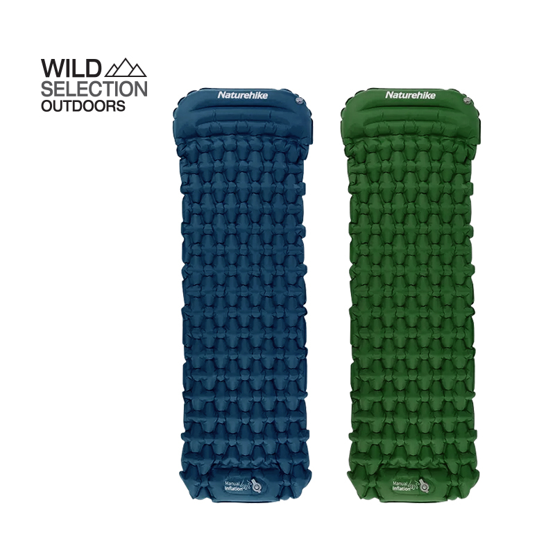 [พร้อมส่ง ] Naturehike แผ่นรองนอน [ แท้ประกันศูนย์] FC-12 Foot -Pump Inflatable Camping Sleeping Pad CNK2300DZ0001