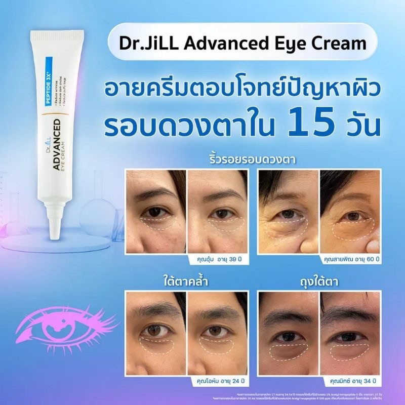 ✅ของแท้✅ Dr.Jill Advanced Eye Cream 15ml