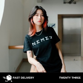 NEMEZ Unisex Premium Soft T-Shirt Logo Lite เสื้อยืดสกรีน ผ้าหนาและนุ่มมาก