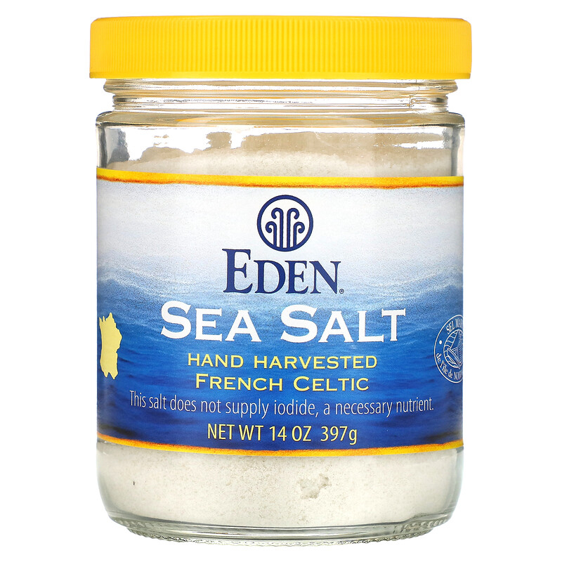 Eden Foods, Sea Salt, 14 oz (397 g) - [EXP 1/2029]