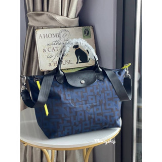 👜แท้💯%Longchamp LE PLIAGE LGP TOP HANDLE BAG M สีnavy