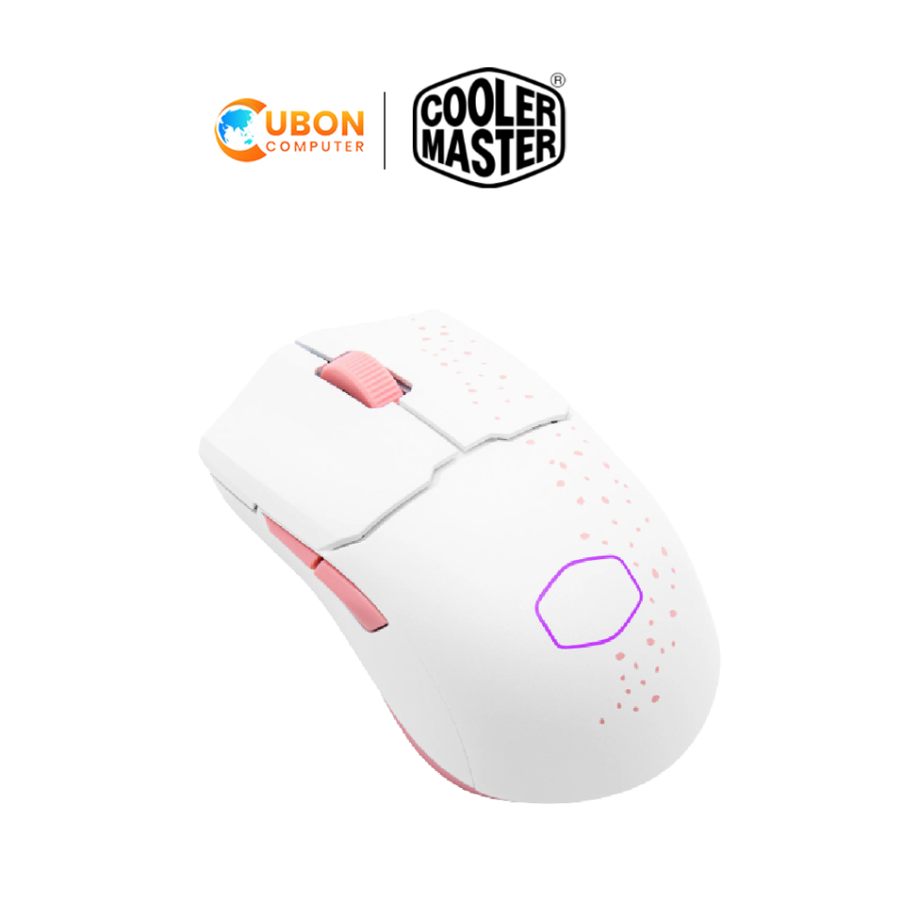 MOUSE (เมาส์) COOLER MASTER MM712 SAKURA (MM-712-WWOH2)