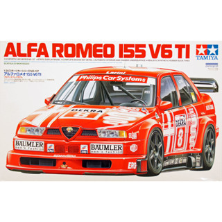 Tamiya พลาโม รถแข่ง 24137 Alfa Romeo 155 V6 TI 1/24 Scale Kit