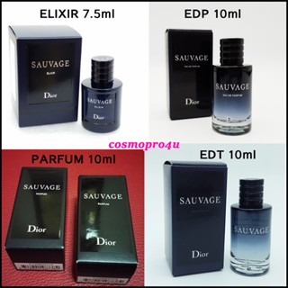 (มีตัวเลือก) (มินิ) น้ำหอม Dior SAUVAGE ขนาดทดลอง หัวแต้ม มีฉลากไทย ดิออร์โซวาจ ผู้ชาย