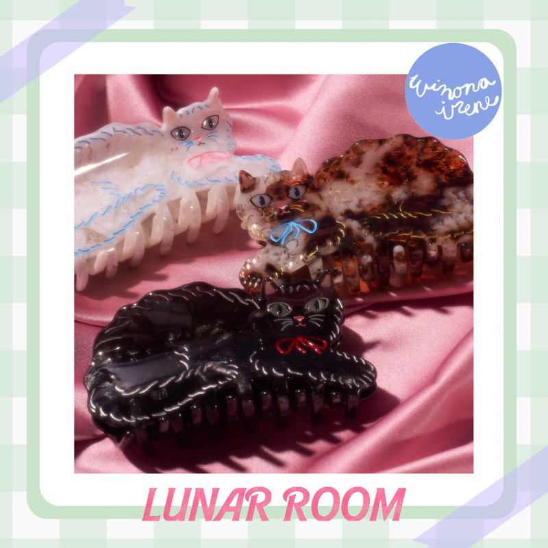 🐈‍⬛พรีออเดอร์🐈 ♥️ส่งฟรีไม่ต้องใช้โค้ด ♥️ WINONA IRENE PRETTY KITTY CLAW กิ๊บหนีบผม กิ๊บติดผม