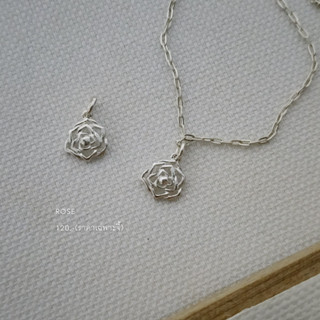 Me.phenomenal : Rose pendant / จี้ (silver925/เงินแท้925)