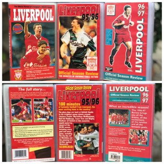 เทปวีดีโอ เพื่อรับชม/สะสม 1994/1995, 1995/1996, 1996/1997 LIVERPOOL Official Season Review VHS Video Tape ลิเวอร์พูล