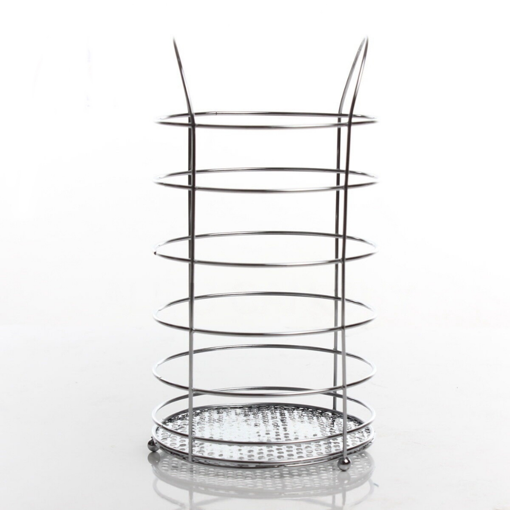 Am Ali Mall ที่ใส่ช้อนส้อมตะเกียบ สแตนเลส สีเงิน