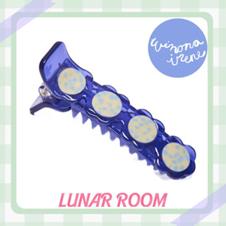 🍀พรีออเดอร์🍀 WINONA IRENE BLUEBERRY ALLIGATOR CLIP