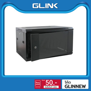 GLINK ตู้แร็ค 6U ขนาด 60x45x37 ซม. ลึก 45 ซม. รุ่น NC6U (สีดำ)