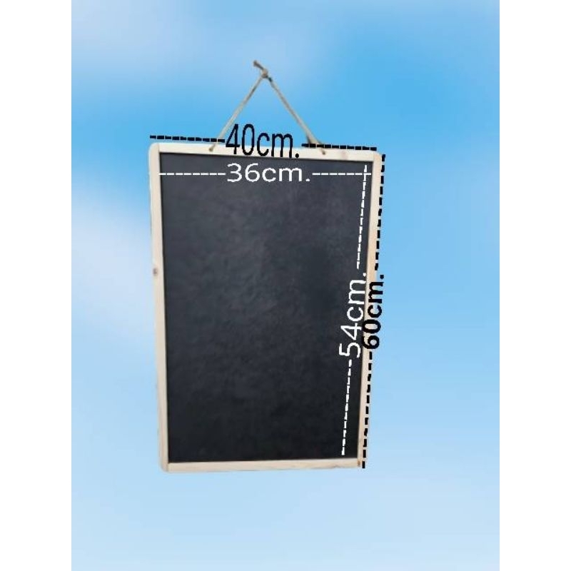 กระดานดำขอบไม้ขนาด40x60cm. - รูปที่ 4