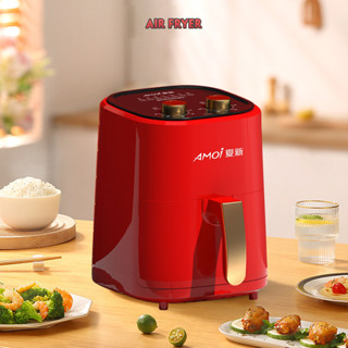 J336/J337 Air Fryer หม้อทอดไร้น้ำมัน 5-6.5 ลิตร ปรับอุณหภูมิและเวลาได้ ใช้งานง่าย ฟังก์ชั่นครบ ดีไซน์สวยทันสมัย