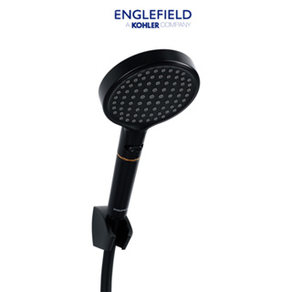 ENGLEFIELD Pine II 3-way hand shower set ชุดฝักบัวสายอ่อน 3 ระดับ รุ่นไพน์ทู  สีดำ K-32547X-BL