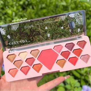 ส่งฟรี​/ส่ง​ไว​ อายแชโดว์ Anylady Famingo Eyeshadow 17 เฉดสี​ เนื้อแมท​ เนื้อชิ​มเมอร์​ สีสวย เกลี่ยง่าย กันน้ำ ติดทน