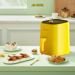 J336/J337 หม้อทอดไร้น้ำมัน Air Fryer หม้ออบลมร้อน มีหลายขนาดให้เลือก 5-6.5  ลิตร คุณภาพเยี่ยม ความร้อนและปรับระดับเวลาได้