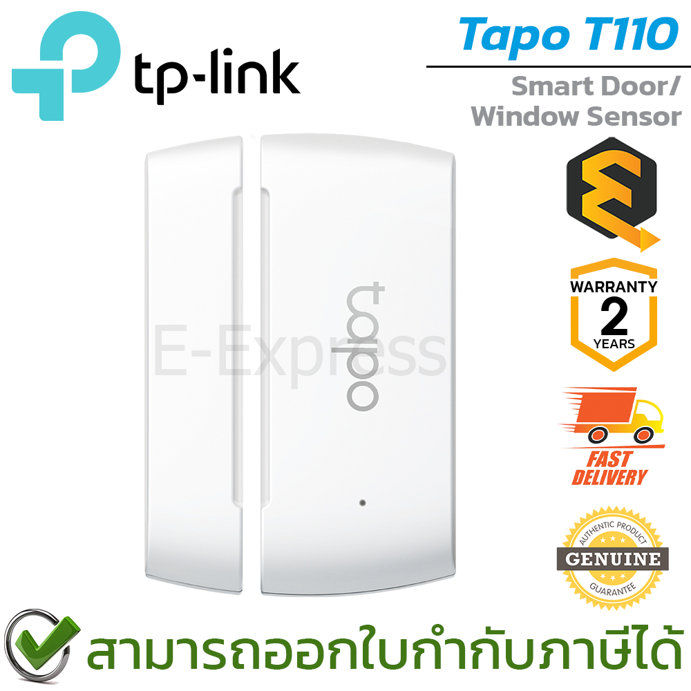 TP-Link Tapo T110 Smart Door/Window Sensor เซนเซอร์ประตูและหน้าต่าง ของแท้ ประกันศูนย์ 2ปี **ต้องใช้