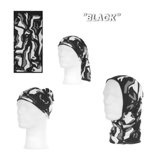 ผ้าคลุมหัวอเนกประสงค์ Multi functional head cloth "Black"