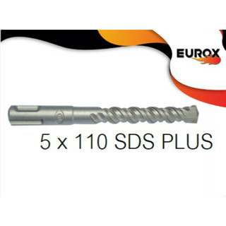 EUROX ดอกสว่านโรตารี่ 5x110SDS 5.5x110SDS 6x110SDS  6.5x110SDS 7x110SDS 8x110SDS PLUS เจาะคอนกรีต