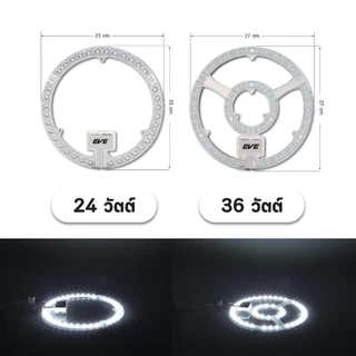 แผงไฟแอลอีดี LED (เฉพาะแผงไม่รวมโคม) มีเลนส์กระจายแสง รุ่น Saver 24, 36 และ 50 วัตต์