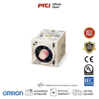 OMRON H3CR-F8 TWIN TIMER ไทม์เมอร์ 24-48 VAC/12-48 VDC TIMER 8 ขา