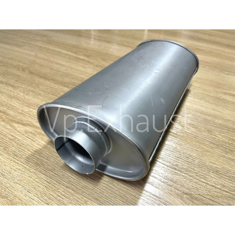 ท่อพักไอเสีย 4"x7"x15" รู 2.5นิ้ว ไส้ดัด ไส้เยื้อง ท่อพักแต่ง ท่อพักเดิม