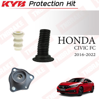 KYB เบ้าโช้ค กันฝุ่นโช้ค กันกระแทกโช้ค Honda Civic FC FK ปี16-21  ฮอนด้า ซีวิค เอฟซี ราคาต่อ 1คู่