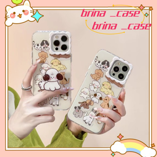 ❤️จัดส่งภายใน 24 ชม❤️ เคสไอโฟน 11 12 13 14 Pro Max ลูกสุนัข การ์ตูน ความนิยม แฟชั่น Case for iPhoneป้องกันการตก